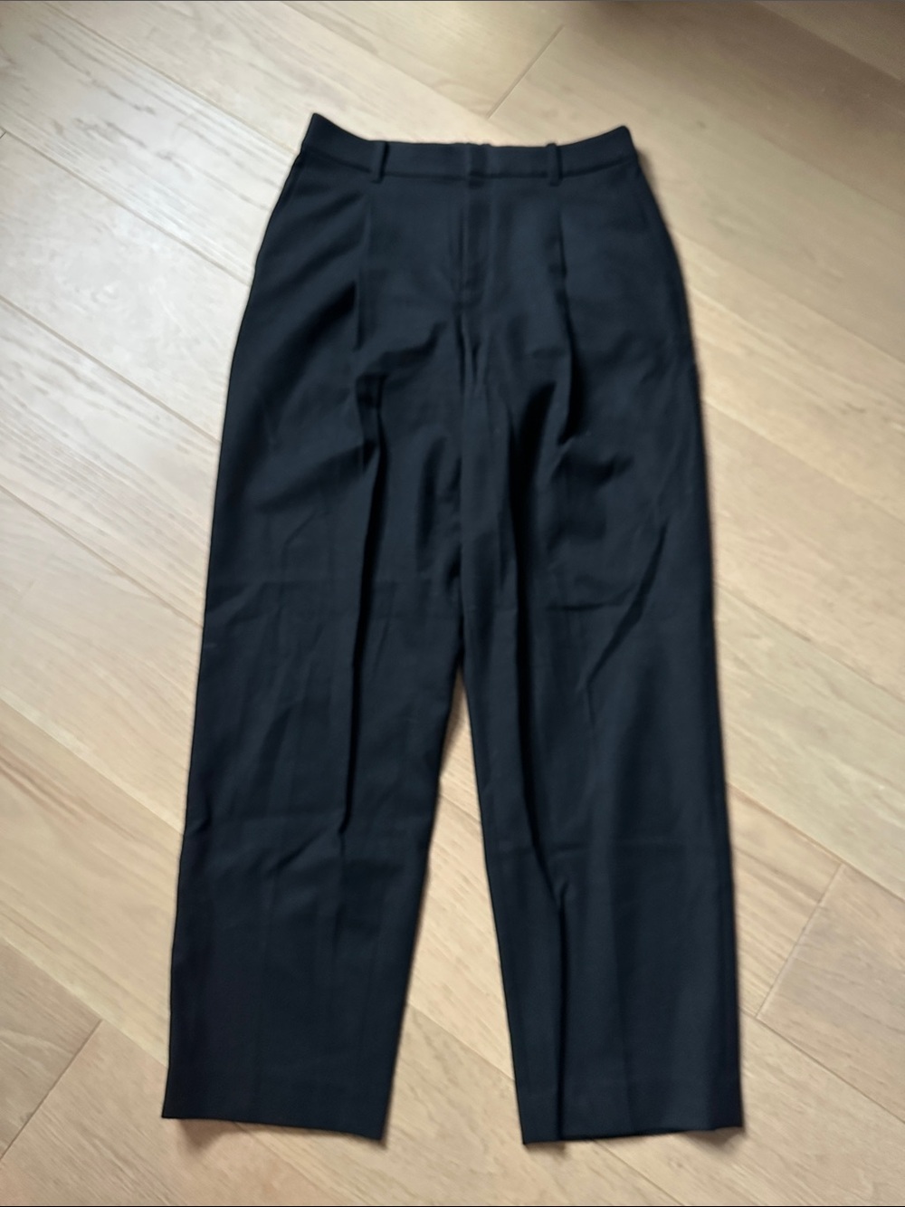 Uniqlo High-Waist Black Trousers